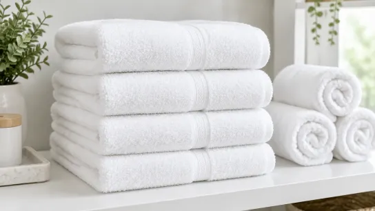 How Hotels Keep Their Towels Bright White