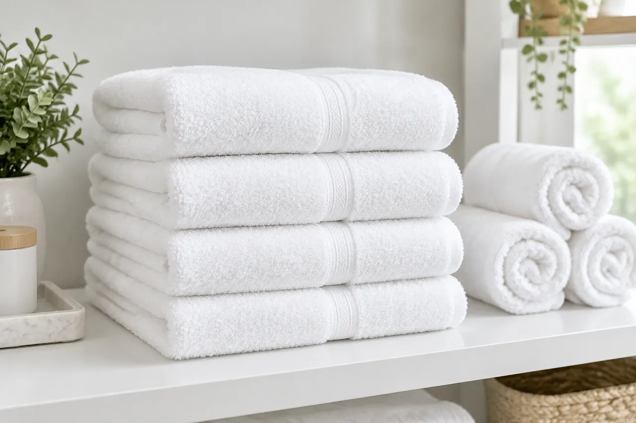 How Hotels Keep Their Towels Bright White